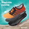 imageSEEKWAY Water Shoes Men Women Adult QuickDry Aqua Sock Barefoot for Beach Swim River Pool Lake Hiking Kayaking Surfing1k420 Gradient Orange Yellow