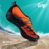 imageSEEKWAY Water Shoes Men Women Adult QuickDry Aqua Sock Barefoot for Beach Swim River Pool Lake Hiking Kayaking Surfing1k420 Gradient Orange Yellow