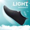 imageSEEKWAY Water Shoes QuickDry Aqua Socks Barefoot Slipon for Beach Pool Swim River Yoga Lake Surf Women Men Black SK0011asplice Black