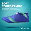 imageSEEKWAY Water Shoes QuickDry Aqua Socks Barefoot Slipon for Beach Pool Swim River Yoga Lake Surf Women Men Black SK0011csplice Blue