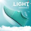 imageSEEKWAY Water Shoes QuickDry Aqua Socks Barefoot Slipon for Beach Pool Swim River Yoga Lake Surf Women Men Black SK0011dsplice Green