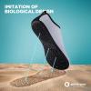 imageSEEKWAY Water Shoes QuickDry Aqua Socks Barefoot Slipon for Beach Pool Swim River Yoga Lake Surf Women Men Black SK0012flight Gray