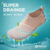 imageSEEKWAY Water Shoes QuickDry Aqua Socks Barefoot Slipon for Beach Pool Swim River Yoga Lake Surf Women Men Black SK0012gnude Pink