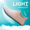 imageSEEKWAY Water Shoes QuickDry Aqua Socks Barefoot Slipon for Beach Pool Swim River Yoga Lake Surf Women Men Black SK0012gnude Pink