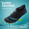 imageSEEKWAY Water Shoes QuickDry Aqua Socks Barefoot Slipon for Beach Pool Swim River Yoga Lake Surf Women Men Black SK0013a741 Black