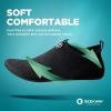 imageSEEKWAY Water Shoes QuickDry Aqua Socks Barefoot Slipon for Beach Pool Swim River Yoga Lake Surf Women Men Black SK0013a741 Black