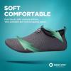 imageSEEKWAY Water Shoes QuickDry Aqua Socks Barefoot Slipon for Beach Pool Swim River Yoga Lake Surf Women Men Black SK0013b742 Gray