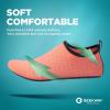 imageSEEKWAY Water Shoes QuickDry Aqua Socks Barefoot Slipon for Beach Pool Swim River Yoga Lake Surf Women Men Black SK0015ccetus Pink