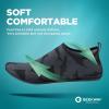 imageSEEKWAY Water Shoes QuickDry Aqua Socks Barefoot Slipon for Beach Pool Swim River Yoga Lake Surf Women Men Black SK0017aablack Shark