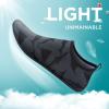 imageSEEKWAY Water Shoes QuickDry Aqua Socks Barefoot Slipon for Beach Pool Swim River Yoga Lake Surf Women Men Black SK0017aablack Shark