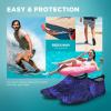 imageSEEKWAY Water Shoes QuickDry Aqua Socks Barefoot Slipon for Beach Pool Swim River Yoga Lake Surf Women Men Black SK0017batree Shadow