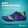 imageSEEKWAY Water Shoes QuickDry Aqua Socks Barefoot Slipon for Beach Pool Swim River Yoga Lake Surf Women Men Black SK0017batree Shadow
