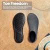 imageSEEKWAY Water Shoes Women Men Adult QuickDry Aqua Socks Barefoot Non Slip for Beach Swim River Pool Lake surf Black SK002U1bstripe Grey2