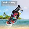 imageSEEKWAY Water Shoes Women Men Adult QuickDry Aqua Socks Barefoot Non Slip for Beach Swim River Pool Lake surf Black SK002U2a1281 Painted Tiedye