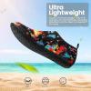 imageSEEKWAY Water Shoes Women Men Adult QuickDry Aqua Socks Barefoot Non Slip for Beach Swim River Pool Lake surf Black SK002U2a1281 Painted Tiedye