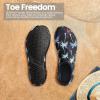 imageSEEKWAY Water Shoes Women Men Adult QuickDry Aqua Socks Barefoot Non Slip for Beach Swim River Pool Lake surf Black SK002U2e1302 Coconut Tree