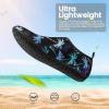 imageSEEKWAY Water Shoes Women Men Adult QuickDry Aqua Socks Barefoot Non Slip for Beach Swim River Pool Lake surf Black SK002U2e1302 Coconut Tree