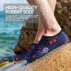 imageSEEKWAY Water Shoes Women Men Adult QuickDry Aqua Socks Barefoot Non Slip for Beach Swim River Pool Lake surf Black SK002U2f1371 Cherrim