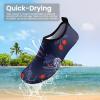 imageSEEKWAY Water Shoes Women Men Adult QuickDry Aqua Socks Barefoot Non Slip for Beach Swim River Pool Lake surf Black SK002U2f1371 Cherrim