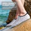 imageSEEKWAY Water Shoes Women Men Adult QuickDry Aqua Socks Barefoot Non Slip for Beach Swim River Pool Lake surf Black SK002U2j1312 Paint Spot