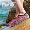 imageSEEKWAY Water Shoes Women Men Adult QuickDry Aqua Socks Barefoot Non Slip for Beach Swim River Pool Lake surf Black SK002U2k1313 Paint Spot