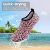 imageSEEKWAY Water Shoes Women Men Adult QuickDry Aqua Socks Barefoot Non Slip for Beach Swim River Pool Lake surf Black SK002U2k1313 Paint Spot