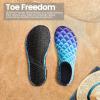 imageSEEKWAY Water Shoes Women Men Adult QuickDry Aqua Socks Barefoot Non Slip for Beach Swim River Pool Lake surf Black SK002U2m1083 Mermaid Scale