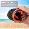 imageSEEKWAY Water Shoes Women Men Adult QuickDry Aqua Socks Barefoot Non Slip for Beach Swim River Pool Lake surf Black SK002U2o1011 Fern Leaf