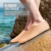 imageSEEKWAY Water Shoes Women Men Adult QuickDry Aqua Socks Barefoot Non Slip for Beach Swim River Pool Lake surf Black SK002U2o706 Nude Pink