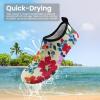 imageSEEKWAY Water Shoes Women Men Adult QuickDry Aqua Socks Barefoot Non Slip for Beach Swim River Pool Lake surf Black SK002U2p1363 Floral