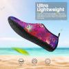 imageSEEKWAY Water Shoes Women Men Adult QuickDry Aqua Socks Barefoot Non Slip for Beach Swim River Pool Lake surf Black SK002U2q1024 Love Rainbow