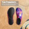 imageSEEKWAY Water Shoes Women Men Adult QuickDry Aqua Socks Barefoot Non Slip for Beach Swim River Pool Lake surf Black SK002U2q1024 Love Rainbow