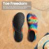imageSEEKWAY Water Shoes Women Men Adult QuickDry Aqua Socks Barefoot Non Slip for Beach Swim River Pool Lake surf Black SK002U2s1001 Rainbow Tiedye