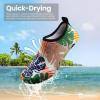 imageSEEKWAY Water Shoes Women Men Adult QuickDry Aqua Socks Barefoot Non Slip for Beach Swim River Pool Lake surf Black SK002U2y1541 Floral