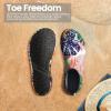 imageSEEKWAY Water Shoes Women Men Adult QuickDry Aqua Socks Barefoot Non Slip for Beach Swim River Pool Lake surf Black SK002U2y1541 Floral