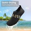 imageSEEKWAY Water Shoes Women Men Adult QuickDry Aqua Socks Barefoot Non Slip for Beach Swim River Pool Lake surf Black SK002U6b901 Golden