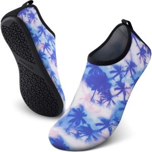 imageSEEKWAY Water Shoes QuickDry Aqua Socks Barefoot Slipon for Beach Pool Swim River Yoga Lake Surf Women Men Black SK0017bccoconut