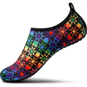imageSEEKWAY Water Shoes Women Men Adult QuickDry Aqua Socks Barefoot Non Slip for Beach Swim River Pool Lake surf Black SK002U2v1115 Storm at Sea