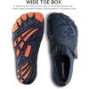 imageSEEKWAY Barefoot Water Shoes for Kids  Wide Toe Box and QuickDry Sand Shoes Toddler for Hiking Swim Beach Pool Kayak Sport Accessories Camping Essentials MustHaves for Boys Girls Sizes3anavy Blue