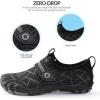 imageSEEKWAY Barefoot Water Shoes for Kids  Wide Toe Box and QuickDry Sand Shoes Toddler for Hiking Swim Beach Pool Kayak Sport Accessories Camping Essentials MustHaves for Boys Girls Sizes3bblack