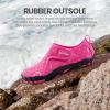 imageSEEKWAY Barefoot Water Shoes for Kids  Wide Toe Box and QuickDry Sand Shoes Toddler for Hiking Swim Beach Pool Kayak Sport Accessories Camping Essentials NonSlip for Boys Girls Sizes1c103 Rose