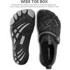 imageSEEKWAY Barefoot Water Shoes for Kids  Wide Toe Box and QuickDry Sand Shoes Toddler for Hiking Swim Beach Pool Kayak Sport Accessories Camping Essentials MustHaves for Boys Girls Sizes3bblack
