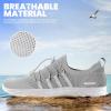 imageSEEKWAY Mens Womens Water Shoes Quick Dry Aqua Shoes Barefoot for Beach Surf Hiking Pool Water Sports1flight Gray