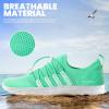 imageSEEKWAY Mens Womens Water Shoes Quick Dry Aqua Shoes Barefoot for Beach Surf Hiking Pool Water Sports1kblue Cyan