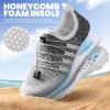 imageSEEKWAY Mens Womens Water Shoes Quick Dry Aqua Shoes Barefoot for Beach Surf Hiking Pool Water Sports1plight Grey