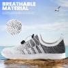 imageSEEKWAY Mens Womens Water Shoes Quick Dry Aqua Shoes Barefoot for Beach Surf Hiking Pool Water Sports1plight Grey