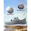 imageSEEKWAY Mens Womens Water Shoes Quick Dry Aqua Shoes Barefoot for Beach Surf Hiking Pool Water Sports3dcool Grey