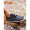 imageSEEKWAY Mens Womens Water Shoes Quick Dry Aqua Shoes Barefoot for Beach Surf Hiking Pool Water Sports3dcool Grey