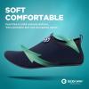 imageSEEKWAY Water Shoes Aqua Socks Barefoot QuickDry Slipon for Women Men Beach Pool Swim River Lake Surf Drop Blue SK001