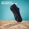 imageSEEKWAY Water Shoes Aqua Socks Barefoot QuickDry Slipon for Women Men Beach Pool Swim River Lake Surf Drop Blue SK001